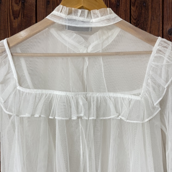 Women Mesh Sheer Top - Picture 9 of 9